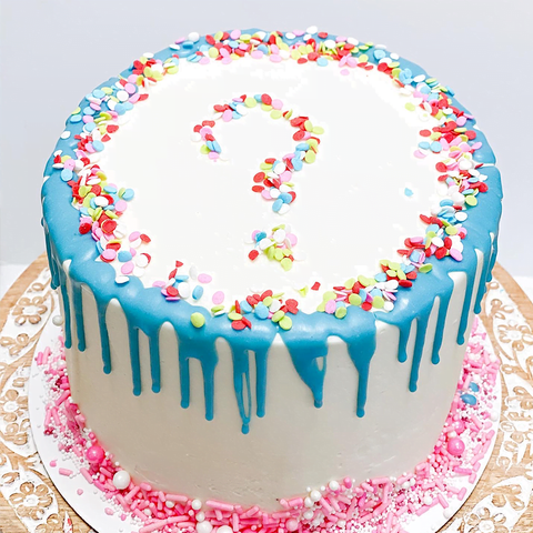 Gender Reveal Cake