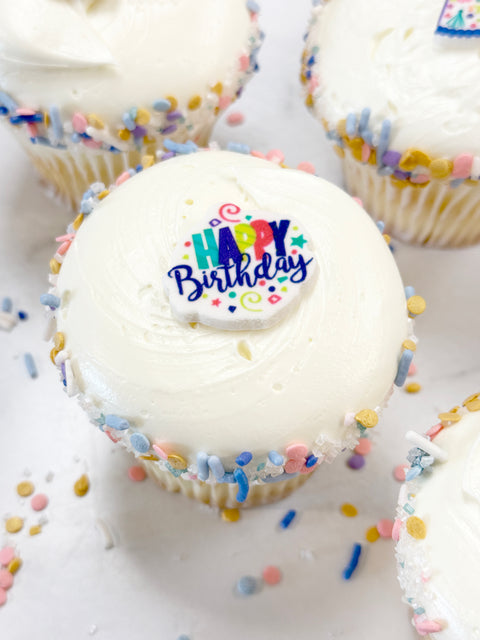 Birthday Cupcakes Dozen