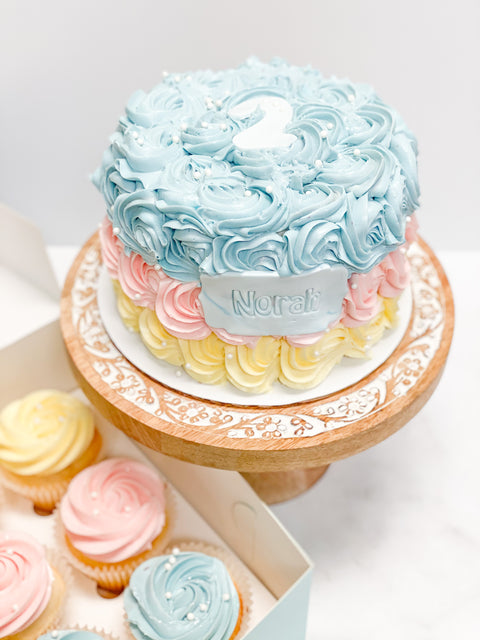 Rosette Smash Cake
