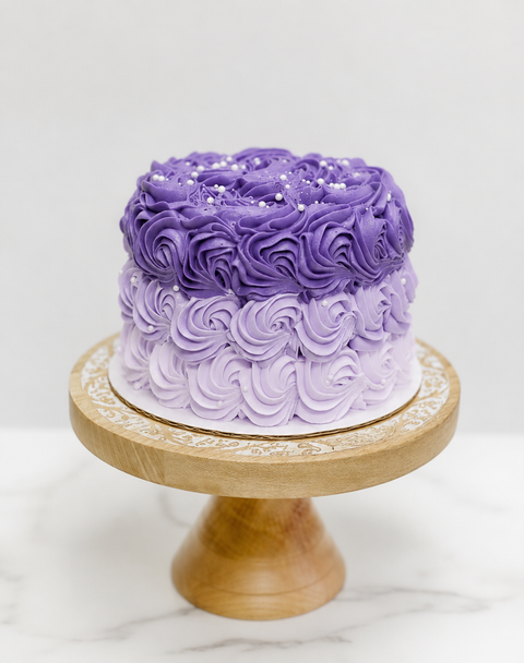 Ombre Rosette Cake
