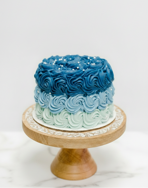 Ombre Rosette Cake