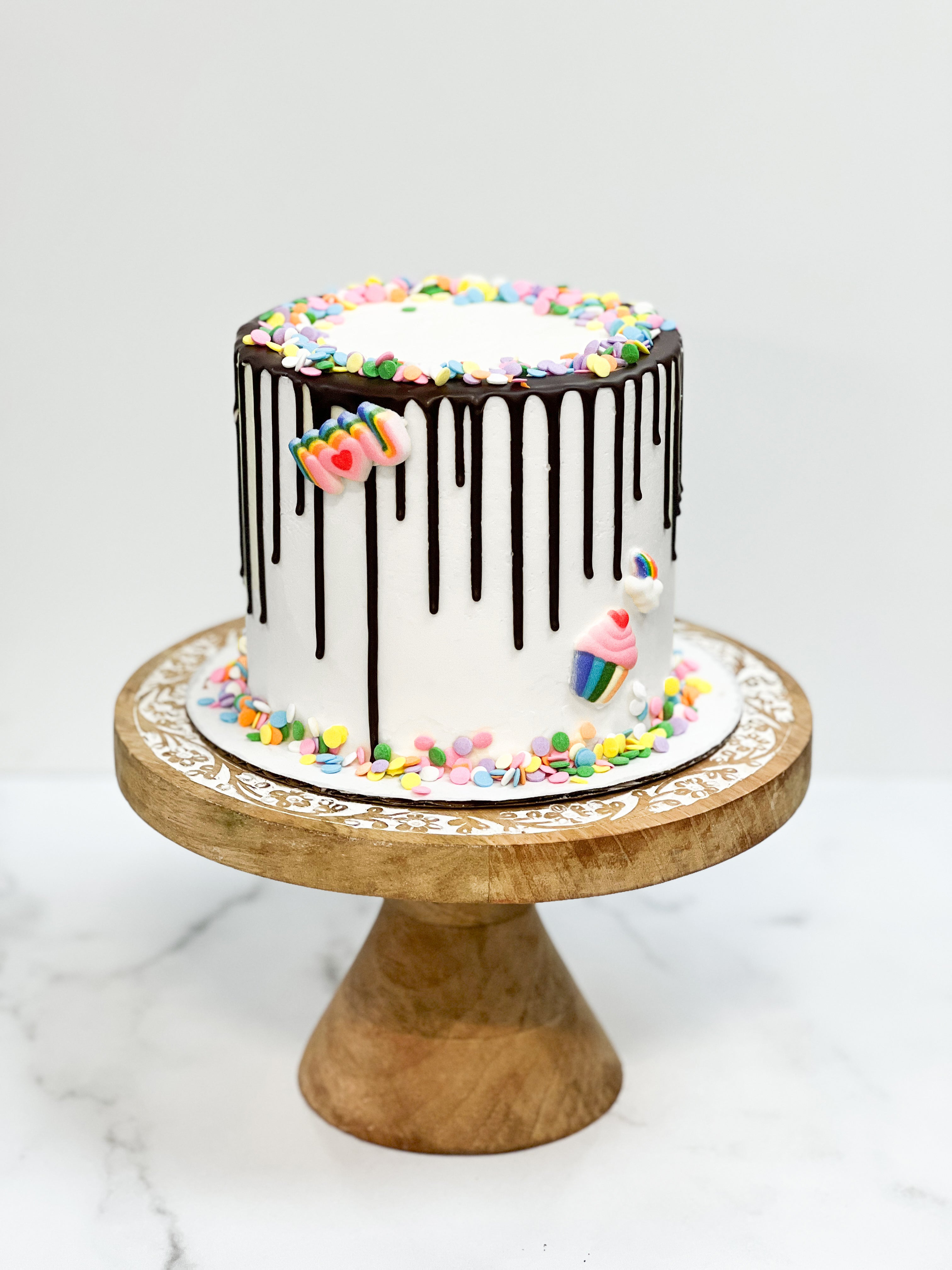 Butterscotch Rainbow Cake - YouTube